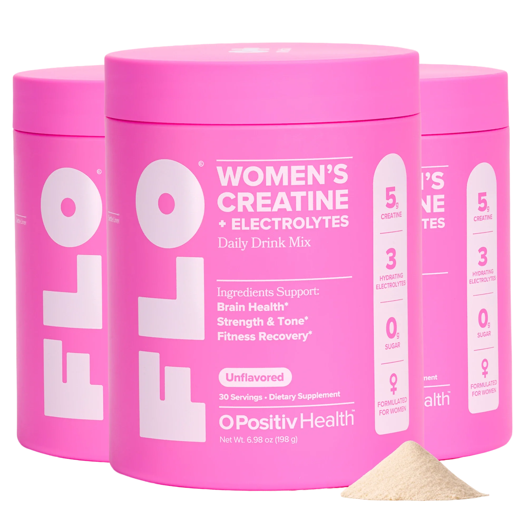 FLO - Women’s Daily Creatine + Electrolytes Powder - Image 2