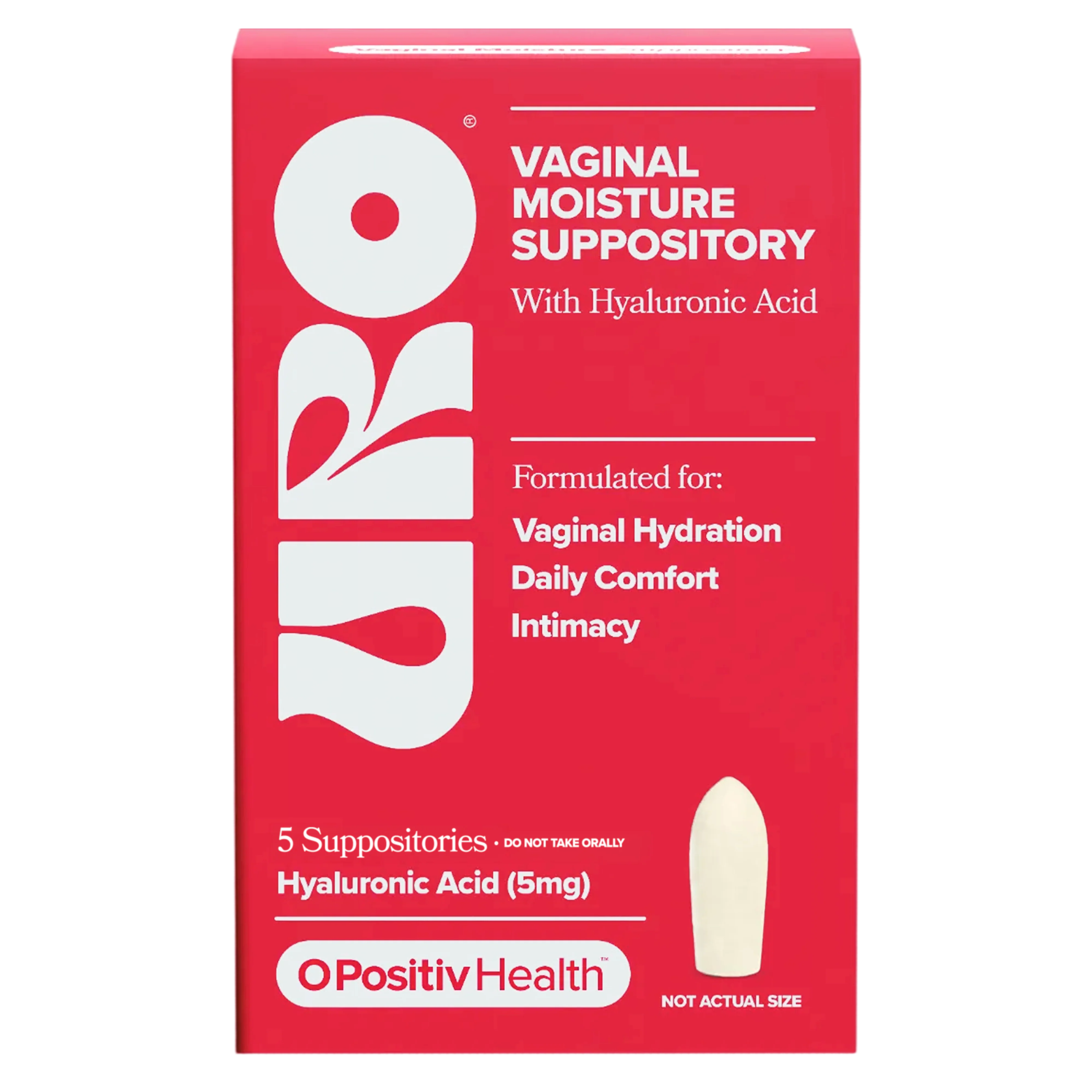 URO - Vaginal Moisture Suppository - Image 2
