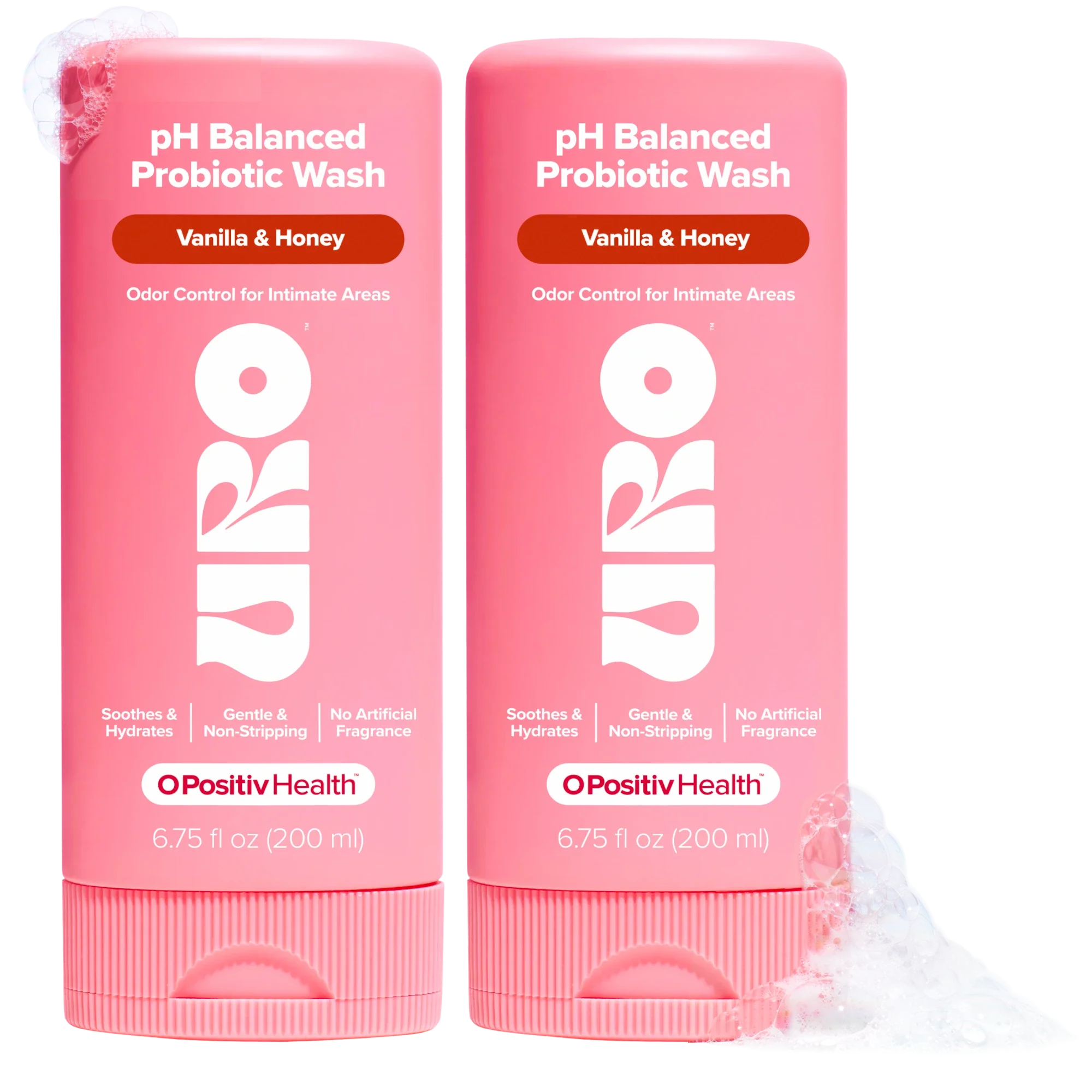 URO - pH Balanced Probiotic Wash Vanilla - 2 Bottle